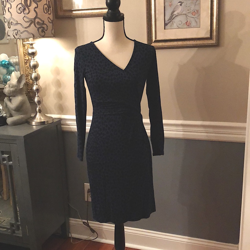 Ann Taylor dress leopard print sheath